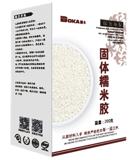 固体糯米胶干粉（白盒装）